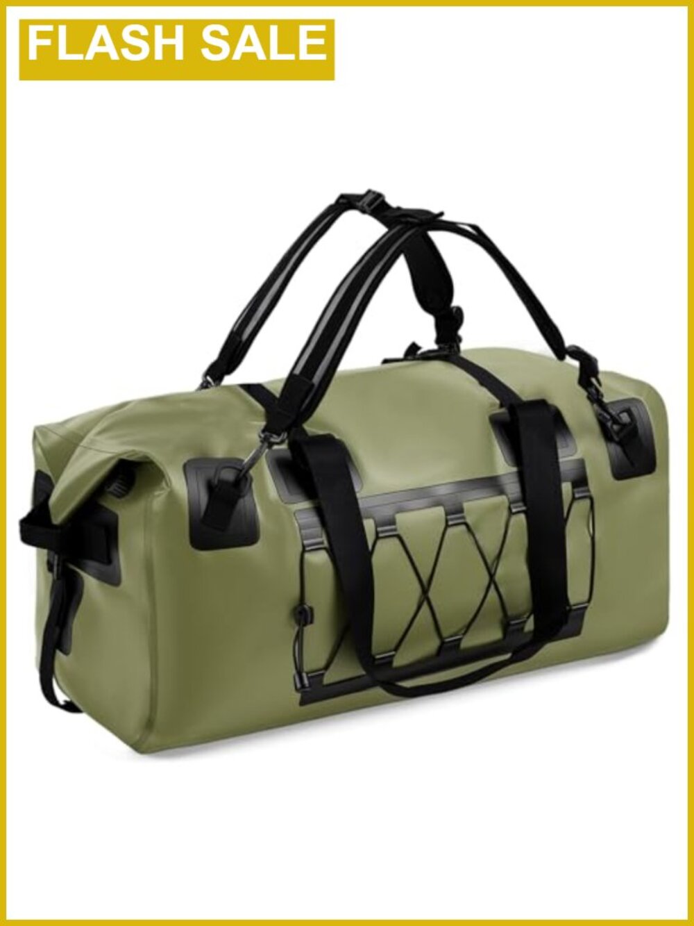 Waterproof 70L Roll Top Duffel Bag Motorcycle Dry Backpack